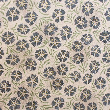 Yuzen Beige with Grey Flowers KA-7043