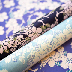 Yuzen Light Blue Sakura KT-1116