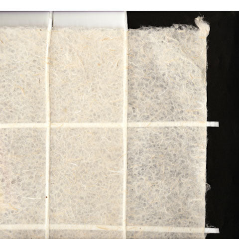 Specialty Natural Kozo Paper with Inlaid Large White Grid GT-SLg