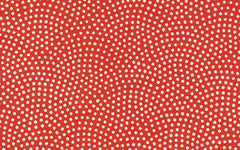Yuzen Red Cherry with White Dots KD-384
