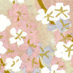 Yuzen Pink and Lavender with Mini White Blossoms KP-151