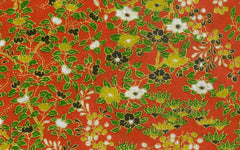 Yuzen Red with Tiny Flowers KP-152