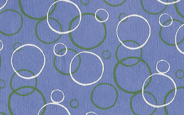 Laurelai Designs Bubbles on Periwinkle