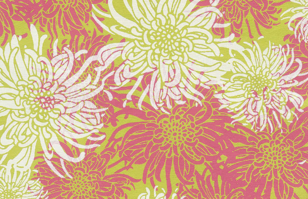 LL-F1 Laurelai Designs Floral Lime