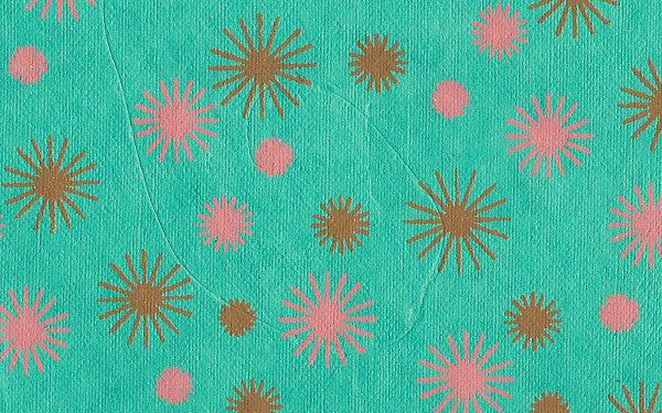 LL-S2  Laurelai Designs Spokes on Aqua