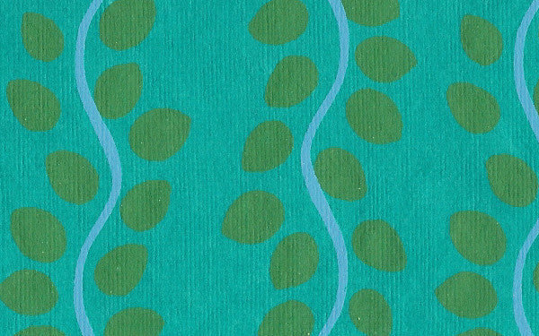 Laurelai Designs Vines on Teal