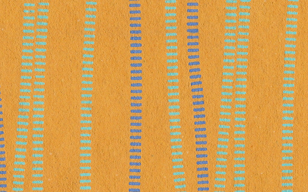 Laurelai Designs Wavy Lines on Orange