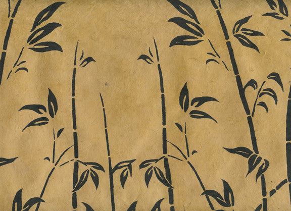 NP-BamBrown Bamboo Landscape on Brown