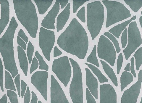 Lokta White Branches on Grey