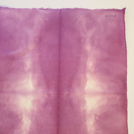PSK-123 Itajimeshi Bokashi Folded and Dyed Berry
