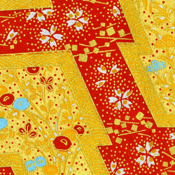 Yuzen Yellow and Red Zig Zag KD-8967