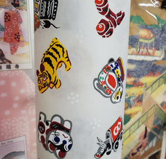 Yuzen Zodiac Animals on White YW-Zodiac