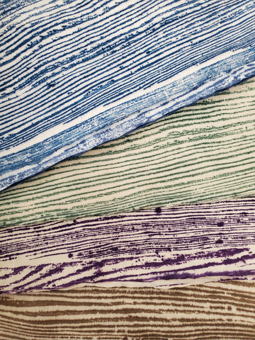 Kozo Handmade with Woodgrain Pattern  in colors