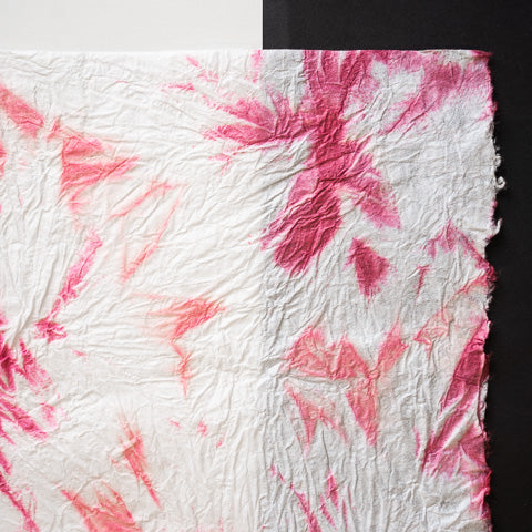 An-Jing Crumpled & Dyed Raspberry Pink CH-CDRp