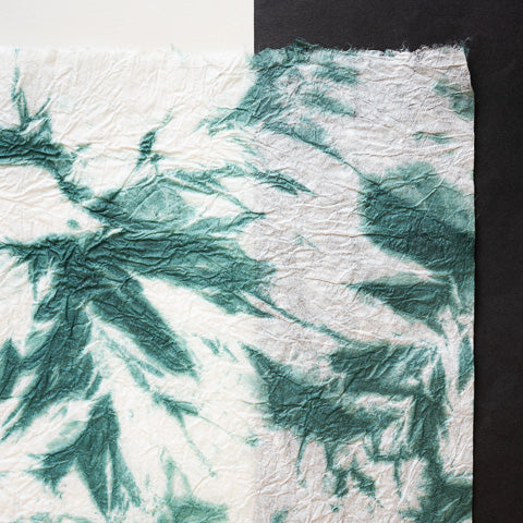 An-Jing Crumpled & Dyed Deep Teal CH-CDT