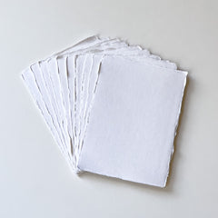 Tājā Cotton Warm White Postcards Unsized 360gsm (Set of 10) IN-36-PC