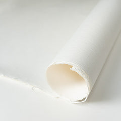 Kozo White Handmade with Embossed Woodgrain Pattern O-1WG
