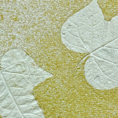 An-Jing Embossed Leaves Ochre-Brown CH-EmOc
