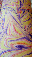 Thai Marbled Kozo Purple Yellow Swirl
