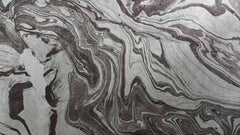 Marbled Lokta - Charcoal on Blue-Gray NP-MblCHB