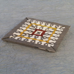 Serizawa Pattern Square inside Square Coin Purse