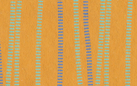 Laurelai Designs Wavy Lines on Orange