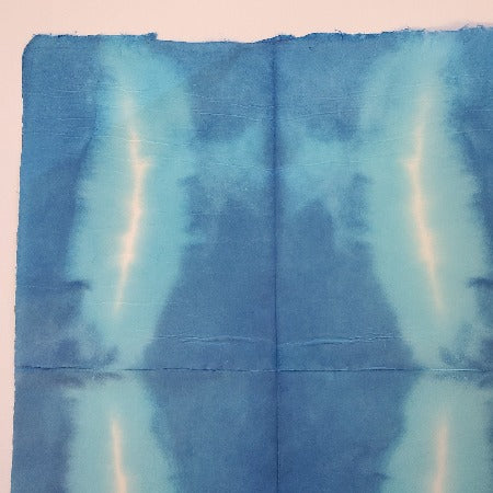 Itajimeshi Bokashi Folded and Dyed Sky Blue PSK-120