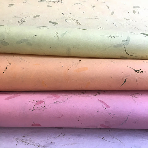 Kozo Gift Wrap Paper with Tamarind Inclusions